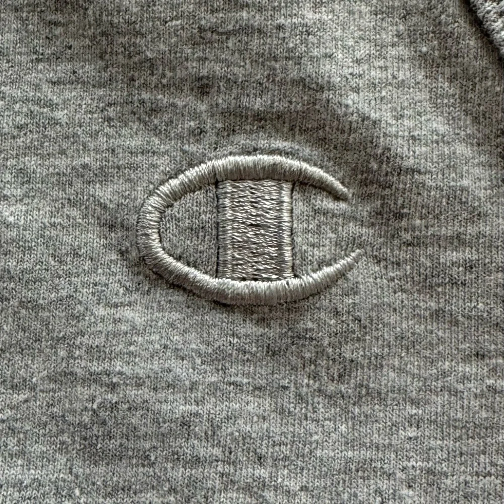 Champion Authentic athletic gray embroidered logo tank top, size M athleisure